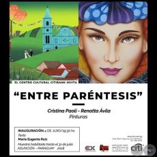 ENTRE PARNTESIS - Artistas: Cristina Paoli y Renatta vila - Mircoles, 04 de Julio de 2018
